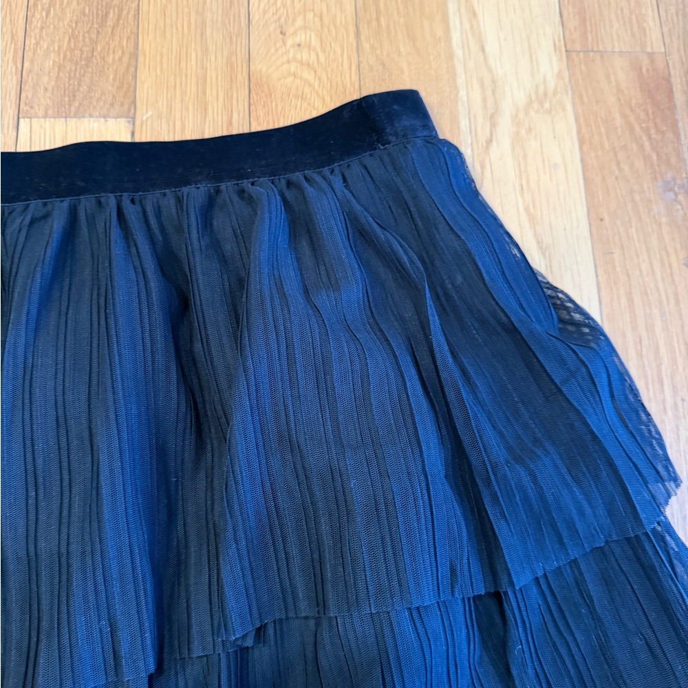 J. Crew Black Tiered Maxi Skirt - Picture 3 of 6